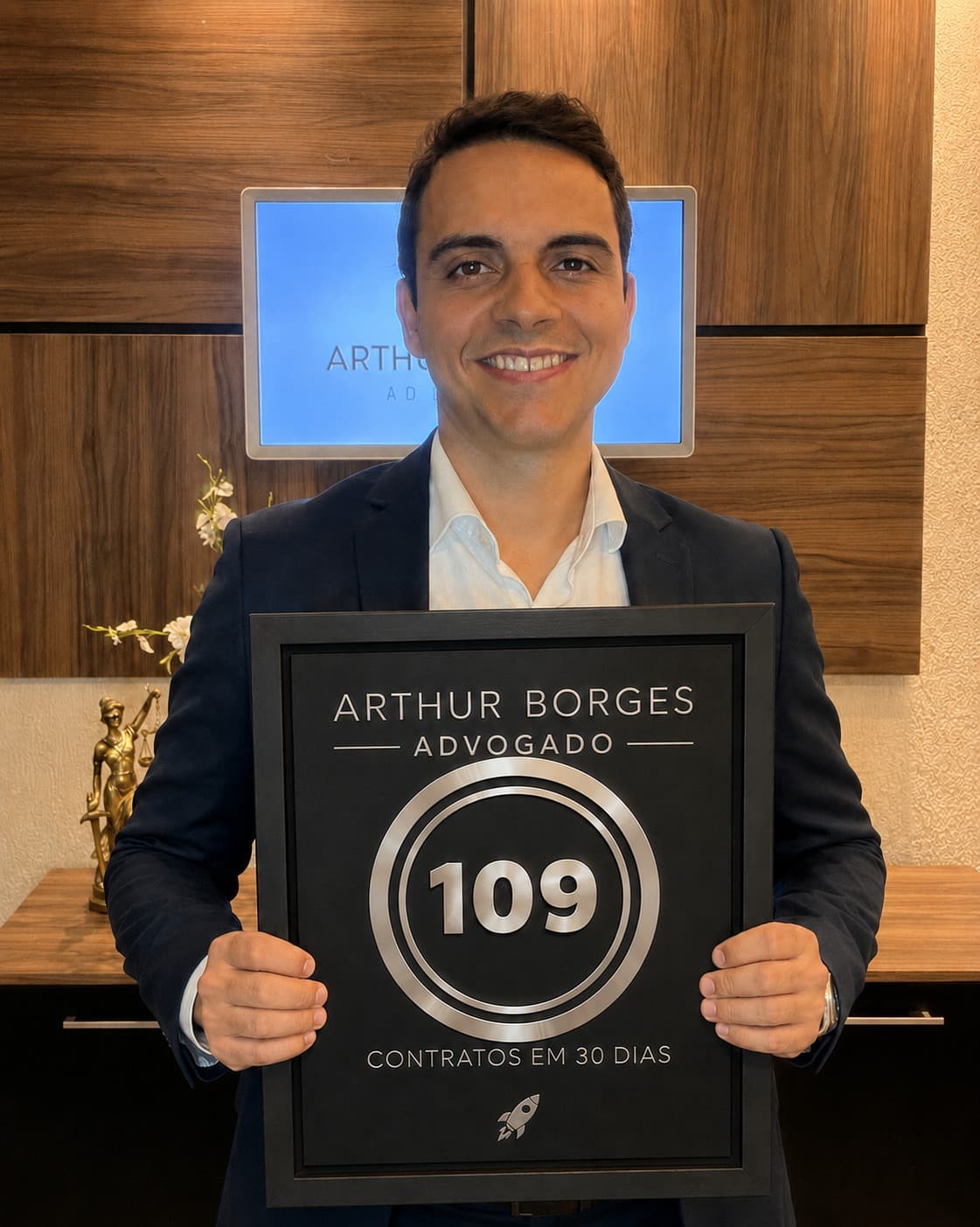 Arthur Borges — 109 contratos em 30 dias